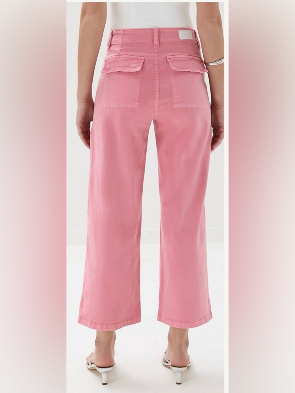 pistola Wide-Leg Utility Pants in Rose Pink size 31 - Picture 2 of 12